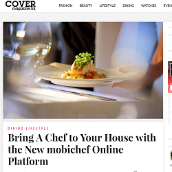 20170316 | Covermagazine | Bring a Chef to your house with Mobichef 